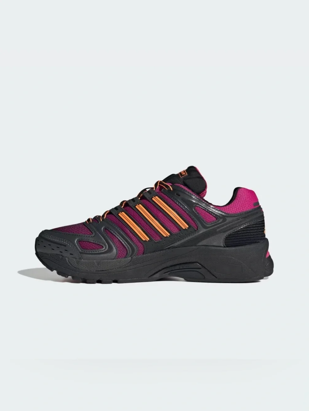 Men’s size 8.5-9.5 Adidas Adistar Control 5 'Black Purple Orange' KI8592